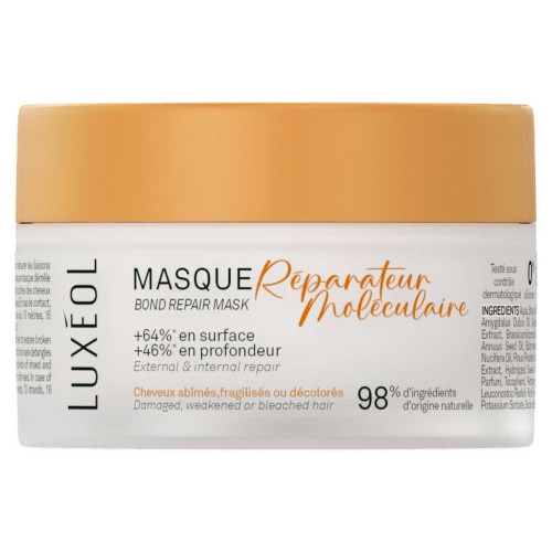 Masque Luxéol : Réparation moléculaire, +64% lissage