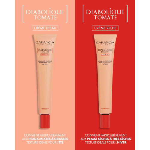 Crème Visage Tomate Garancia - Hydratation 24h & Teint Éclatant