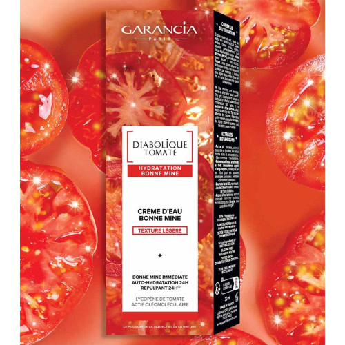 Crème Visage Tomate Garancia - Hydratation 24h & Teint Éclatant