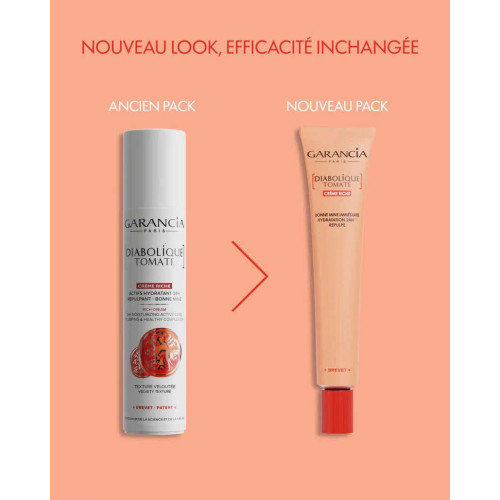 Crème Tomate Riche Garancia - Effet Bonne Mine & Hydratation 24h
