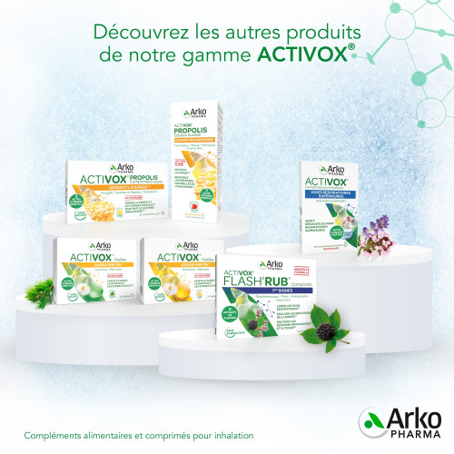 Activox Propolis Miel Citron Arkopharma 20 Comprimés - Gorge Apaisée