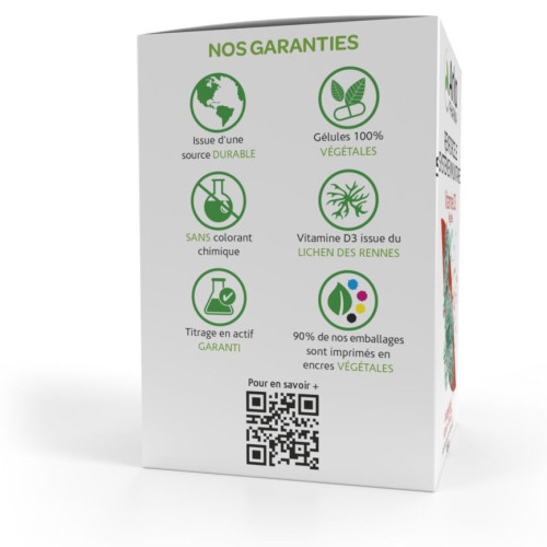 Arkogélules Vitamine D3 Végétale 90 Gélules - Renforce Immunité et Os