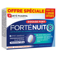 FortéNuit 8h 30 Comprimés - Sommeil Profond et Naturel