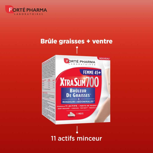 Forte Pharma XtraSlim 700 Femme 45+ 120 Gélules - Abdo Tonicité
