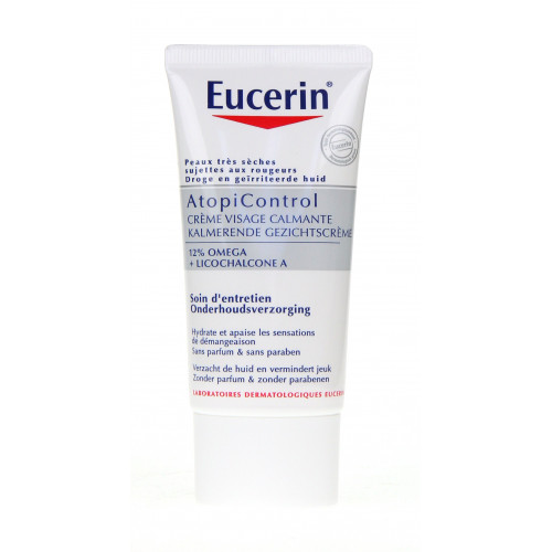 EUCERIN AtopiControl Crème Visage Calmante 50 mL-5987 EUCERIN AtopiControl Crème Visage Calmante 50 mL-5987