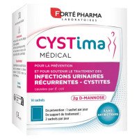 Cystima Médical Forté Pharma 14 Sachets - Infections Urinaires