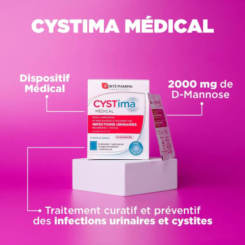 Cystima Médical Forté Pharma 14 Sachets - Infections Urinaires