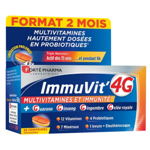 Forte Pharma Immuvit 4G 30cp: Boost Immunité et Vitalité