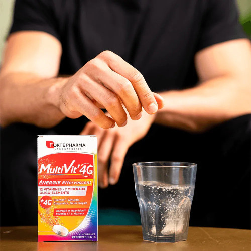 Forte Pharma MultiVit'4G Energie 30 Comprimés - Boost Immédiat