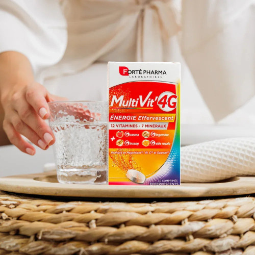 Forte Pharma MultiVit'4G Energie 30 Comprimés - Boost Immédiat