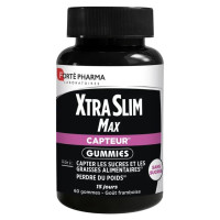 FORTE PHARMA XtraSlim Max 60 Gummies - Aide Minceur et Brûle Graisses