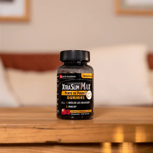 XtraSlim Max 60 Gummies - Aide à Brûler Graisses et Contrôler Poids