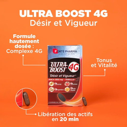 Ultra Boost 4G Désir et Vigueur 30 Comprimés
