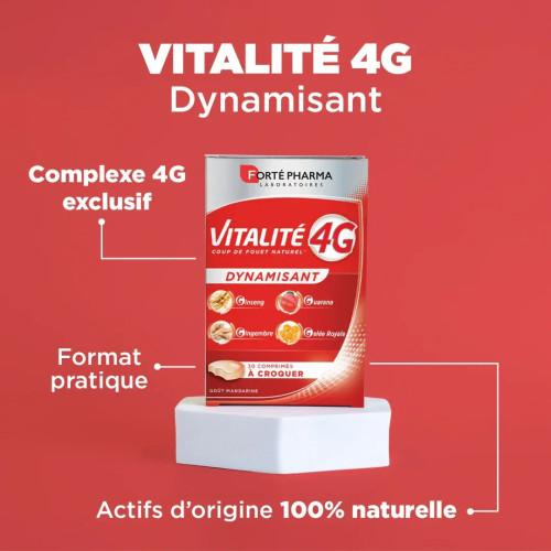 Vitalité 4G Dynamisant 30 comprimés