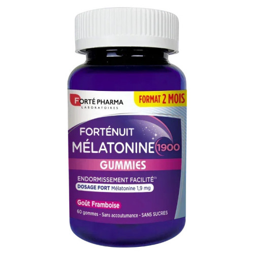 Forté Nuit Mélatonine 1900 30 Gummies