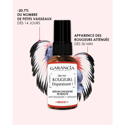 GARANCIA Sérum Anti-Rougeurs 30mL - Apaisant et Atténuateur