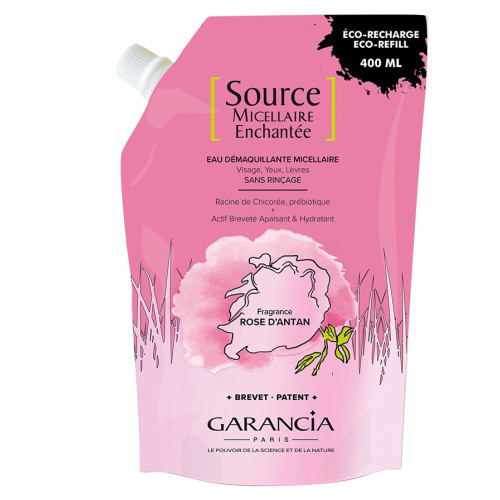 GARANCIA Source Enchantée Rose 400mL - Nettoie, Hydrate, Apaise