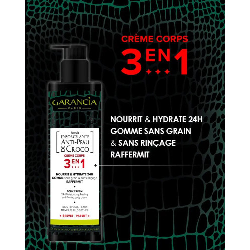 GARANCIA Ensorcelante Anti-Peau de Croco 400mL - Hydratation 24H