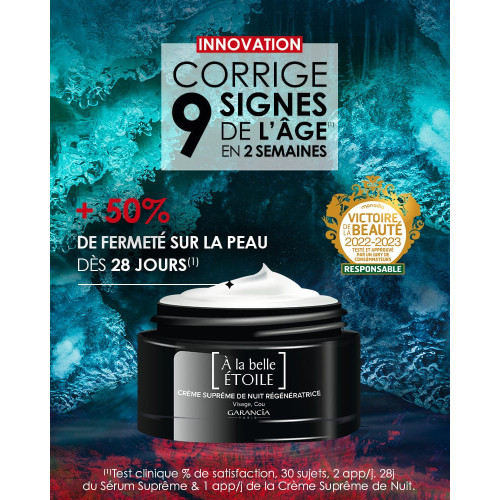 GARANCIA À La Belle Étoile 40ml - Régénératrice Nuit Visage Cou