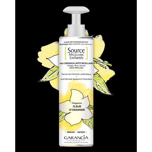 GARANCIA Eau Démaquillante Fleur d'Oranger 400ml - Nettoie et Hydrate
