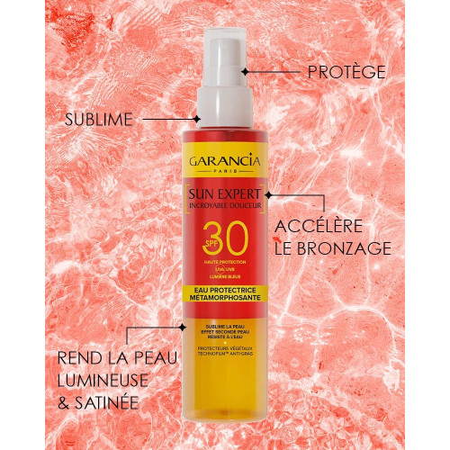 GARANCIA Eau Solaire Rouge SPF30 150ml - Accélérateur Bronzage