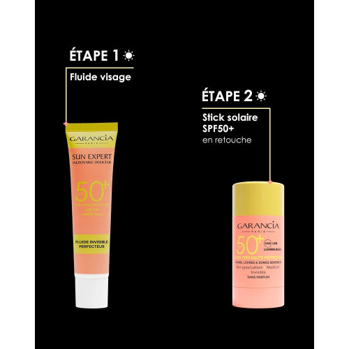 Garancia Stick Solaire SPF50+ 15g Protection UVA UVB Peau Sensible