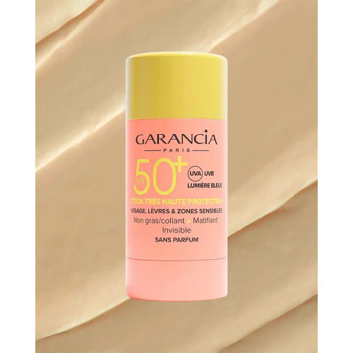 Garancia Stick Solaire SPF50+ 15g Protection UVA UVB Peau Sensible