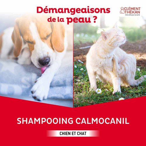 Clement Thekan Calmocanil 200mL - Shampooing Apaisant Chien Chat