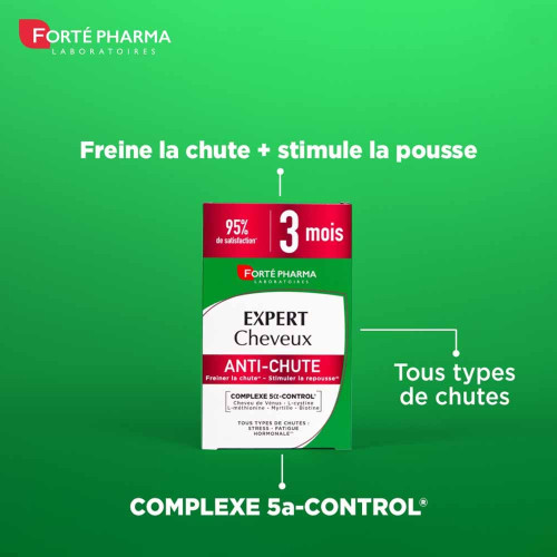 Forte Pharma Expert Anti-Chute 90 Comprimés - Stop Perte Cheveux