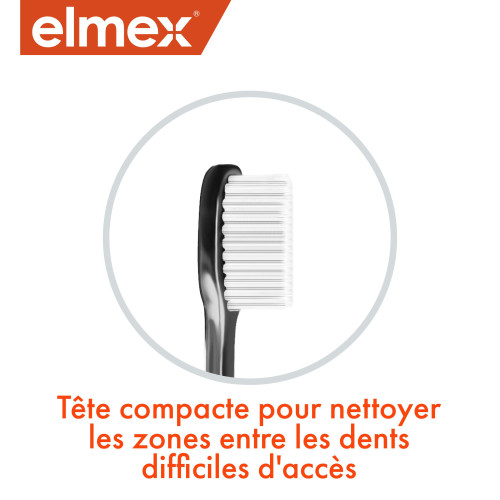 Elmex Brosse à Dents Ultra Soft - Nettoyage Doux, Prévention Caries