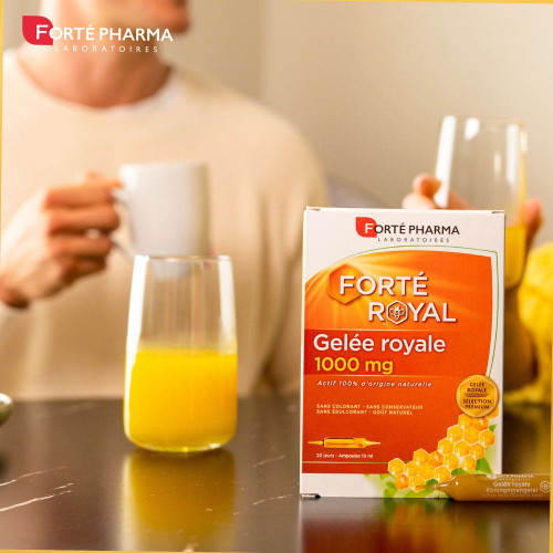Forte Pharma Gelée Royale 1000mg 40 Ampoules - Boost Énergie