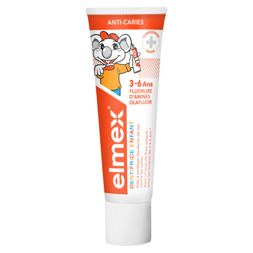Elmex Dentifrice Enfant 3-6 ans 50mL - Protection et Soin Dentaire