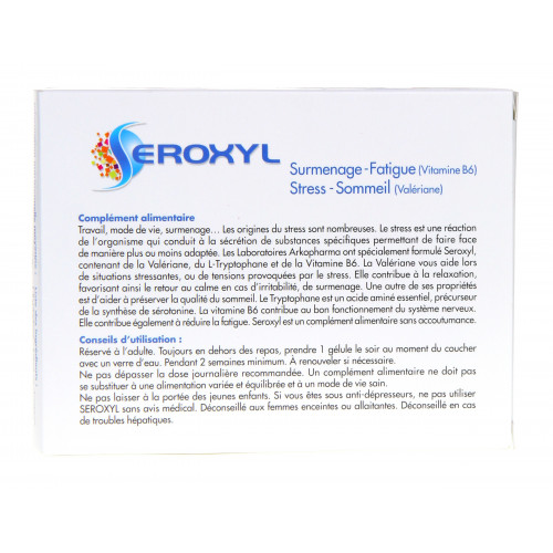 Arkopharma Séroxyl 60 gélules - Aide contre stress et sommeil