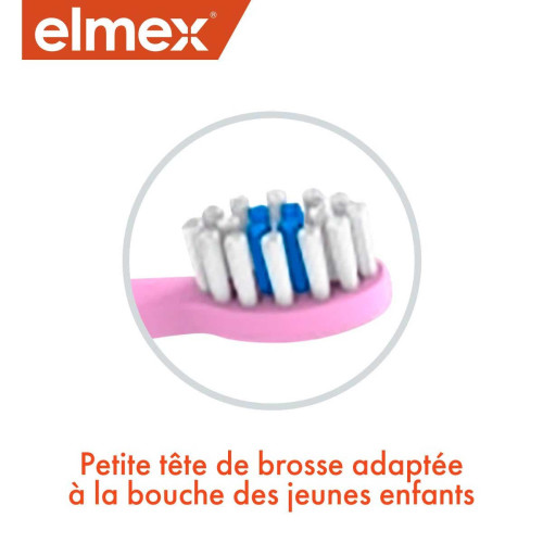 Elmex Brosses à Dent Débutant 0-3 Ans - Douceur et Protection Gencives