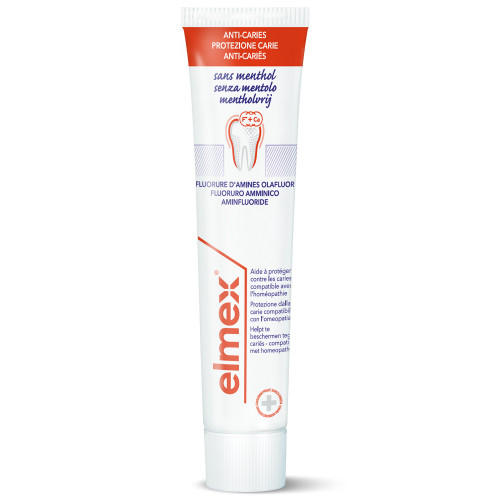 Elmex Dentifrice Sans Menthol 75ml - Protection Caries