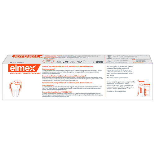 Elmex Anti-caries Dentifrice 100ml - Protection et Reminéralisation