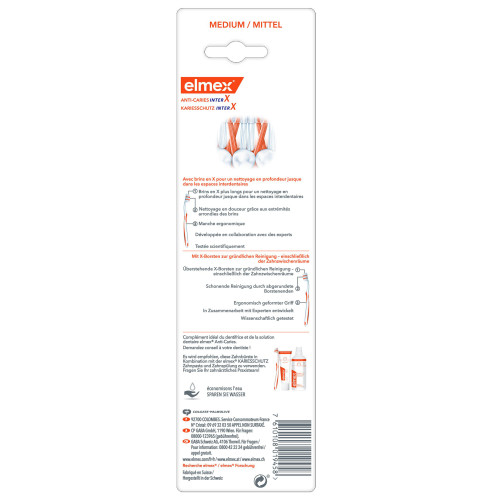 ELMEX Inter X Medium Duo: Brossage Doux Efficace