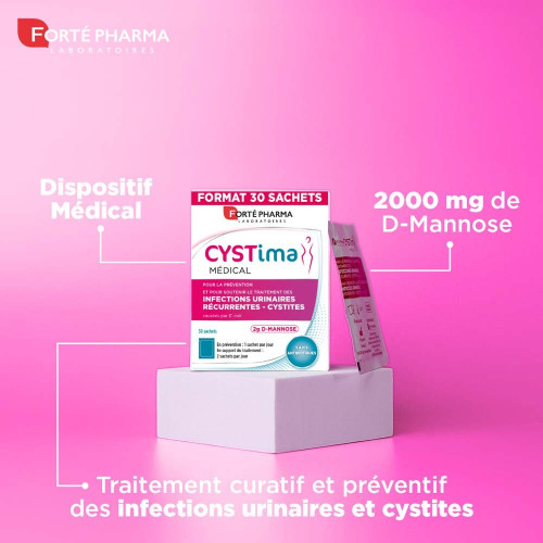 Forte Pharma Cystima 30 Sachets - Confort Urinaire