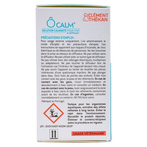 CLEMENT THEKAN Ôcalm 48ml - Apaisant Chat Sans Sédation