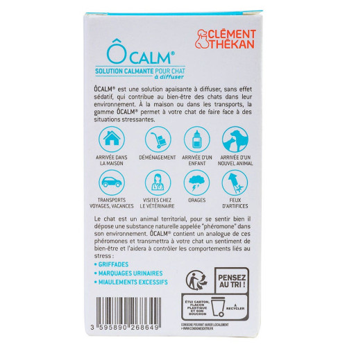 CLEMENT THEKAN Ôcalm 48ml - Apaisant Chat Sans Sédation