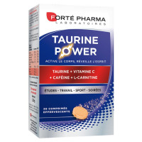 Forté Pharma Taurine Power 30 Comprimés Boost Énergie Vitamines
