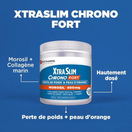 Forté Pharma XtraSlim Chrono 205g Perte de Poids Peau Lisse Pharma360