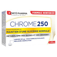 FORTE PHARMA Chrome 250 30 comprimés Régule Glycémie Grignotage