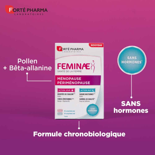 Forté Pharma Féminae Ménopause 60 comprimés Soulagement naturel