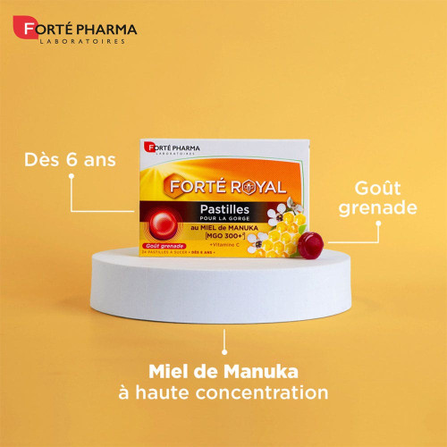 Forté Pharma Pastilles Miel Manuka 24u Apaise Gorge Irritée Pharma360