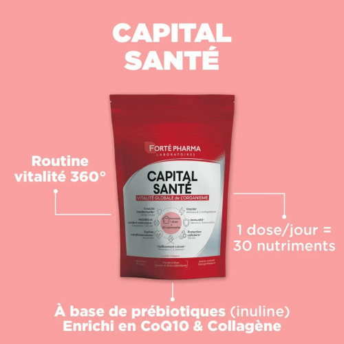 Forté Pharma Capital Santé Vitalité 240g Boost Énergie et Immunité