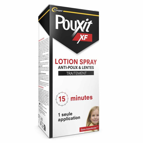 COOPER Pouxit XF Spray 100mL - Elimine poux et lentes en 15 min