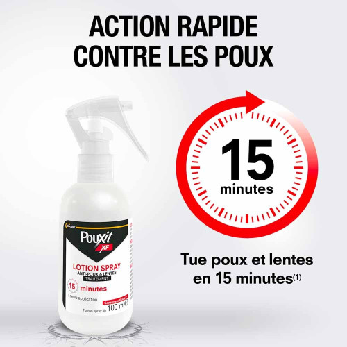 COOPER Pouxit XF Spray 100mL - Elimine poux et lentes en 15 min