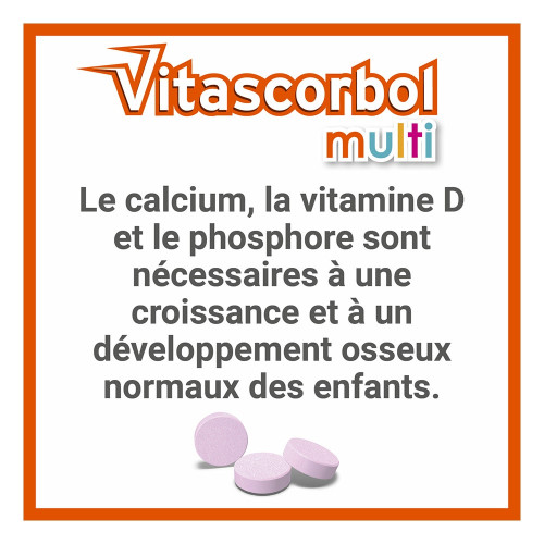 Vitascorbol Multi Junior 12 Vitamines 2 Mineraux