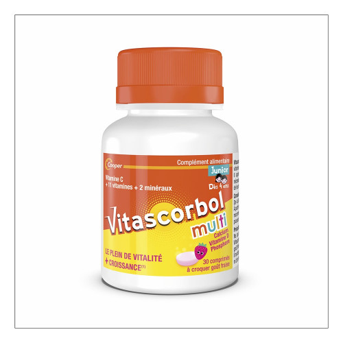 Vitascorbol Multi Junior 12 Vitamines 2 Mineraux